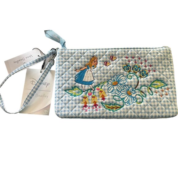Vera Bradley Disney 100 Alice in Wonderland RFID Convertible Wristlet Bag NWT - Picture 6 of 8